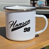 Hansen Motorsport Emaille-Tasse